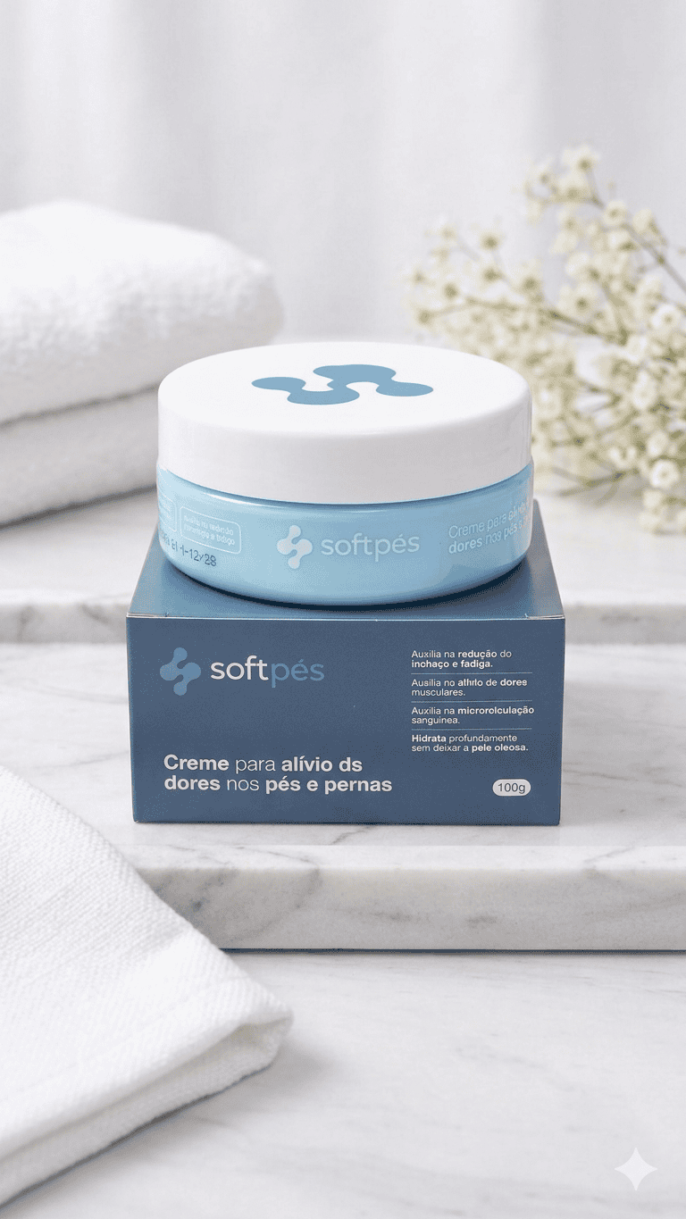 CREME PARA DORES PÉS E PERNAS