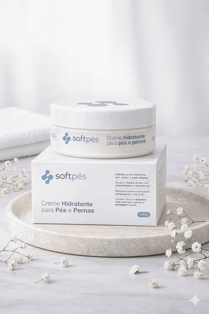 Creme Hidratante Para Pernas e Pés