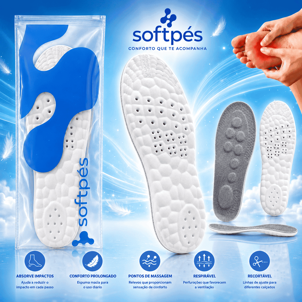Palmilha Soft Ultra Confort 2.0
