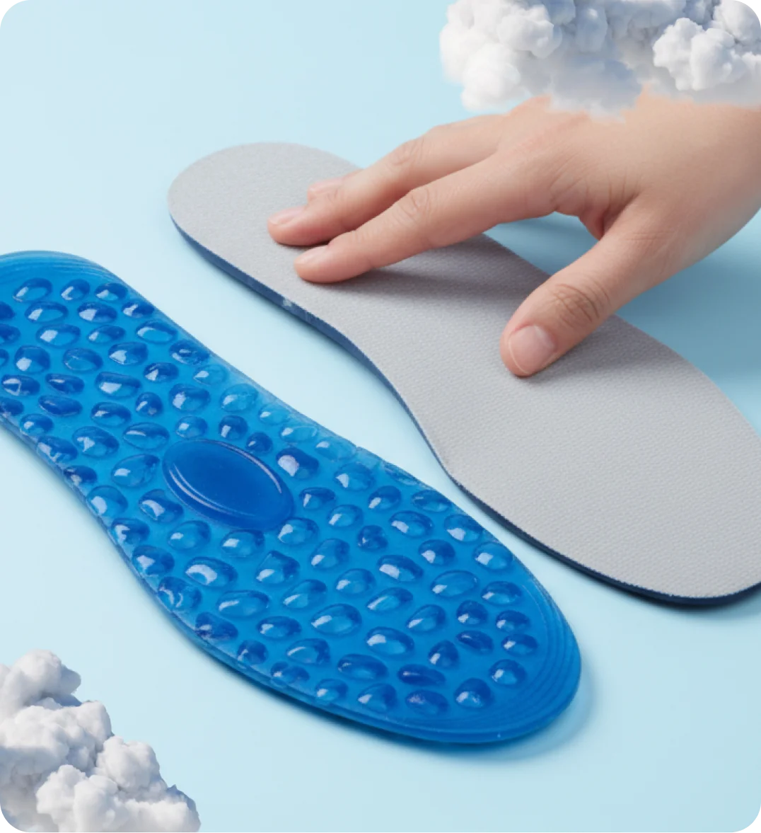 Palmilha de Gel Para Fascite Plantar